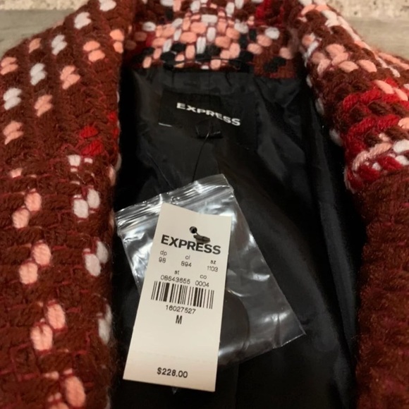 New NWT Express Women's Knit Jacket Med - Picture 4 of 10